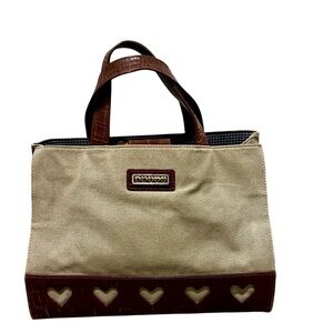 Brighton Brown and Cream satchel purse.